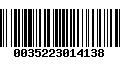 Código de Barras 0035223014138