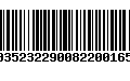 Código de Barras 00352322900822001652