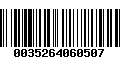 Código de Barras 0035264060507