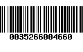 Código de Barras 0035266004660