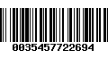 Código de Barras 0035457722694