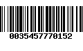 Código de Barras 0035457770152