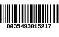 Código de Barras 0035493015217