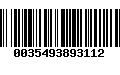 Código de Barras 0035493893112