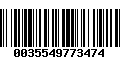 Código de Barras 0035549773474