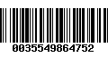 Código de Barras 0035549864752