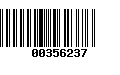 Código de Barras 00356237