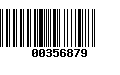 Código de Barras 00356879