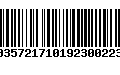 Código de Barras 00357217101923002232