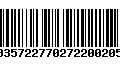 Código de Barras 00357227702722002057