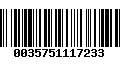 Código de Barras 0035751117233