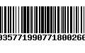 Código de Barras 00357719907718002608