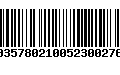 Código de Barras 00357802100523002767