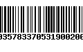 Código de Barras 00357833705319002008