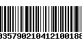 Código de Barras 00357902104121001886