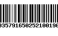 Código de Barras 00357916502521001902