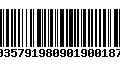 Código de Barras 00357919809019001879