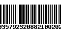 Código de Barras 00357923208821002020