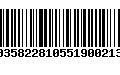 Código de Barras 00358228105519002135