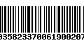 Código de Barras 00358233700619002072
