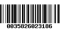 Código de Barras 0035826023186