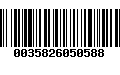 Código de Barras 0035826050588