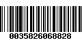 Código de Barras 0035826068828