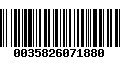 Código de Barras 0035826071880