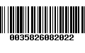 Código de Barras 0035826082022