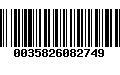 Código de Barras 0035826082749