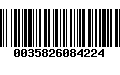 Código de Barras 0035826084224