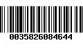 Código de Barras 0035826084644