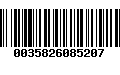 Código de Barras 0035826085207