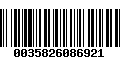 Código de Barras 0035826086921