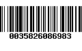 Código de Barras 0035826086983