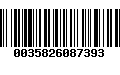 Código de Barras 0035826087393