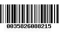 Código de Barras 0035826088215