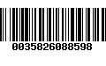 Código de Barras 0035826088598