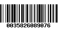 Código de Barras 0035826089076