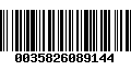 Código de Barras 0035826089144