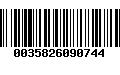 Código de Barras 0035826090744