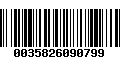 Código de Barras 0035826090799