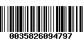 Código de Barras 0035826094797