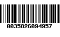 Código de Barras 0035826094957