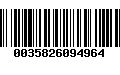 Código de Barras 0035826094964