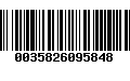 Código de Barras 0035826095848