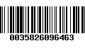 Código de Barras 0035826096463