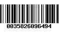 Código de Barras 0035826096494