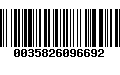 Código de Barras 0035826096692