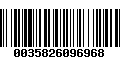 Código de Barras 0035826096968